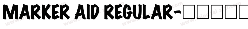 MARKER AID REGULAR字体转换